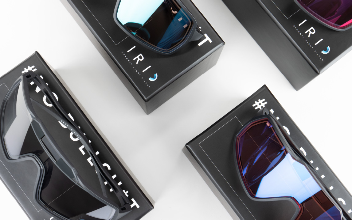 A few Out Of Bot sunglasses equipped with Irid technology.